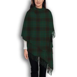 ScotsTee Shop Scottish McGillivray Hunting Modern Solf Tartan Plaid Tassel Winter Scarf