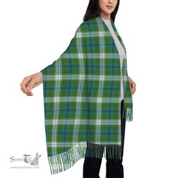 ScotsTee Shop Scottish Johnstone Dress Ancient Solf Tartan Plaid Tassel Winter Scarf