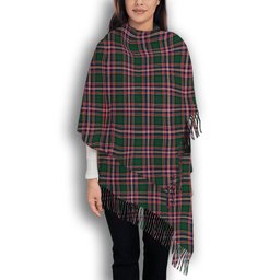 ScotsTee Shop Scottish MacFarlane Hunting Modern Solf Tartan Plaid Tassel Winter Scarf
