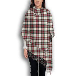 ScotsTee Shop Scottish McLean Dress Modern Solf Tartan Plaid Tassel Winter Scarf