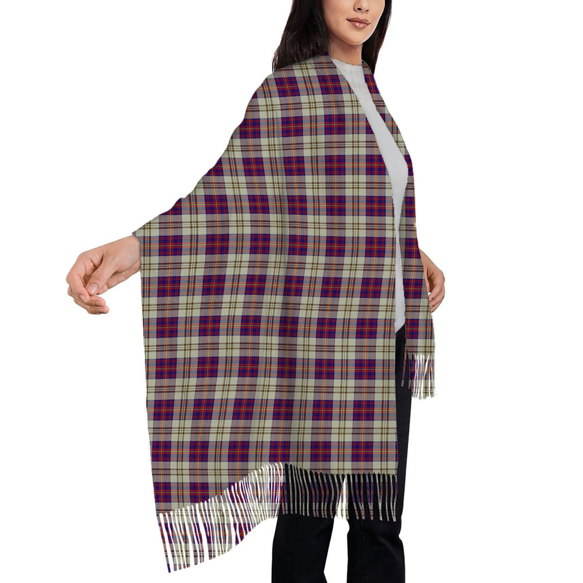 ScotsTee Shop Scottish Walker Dress Solf Tartan Plaid Tassel Winter Scarf