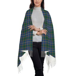 ScotsTee Shop Scottish Strang of Balkaskie Modern Solf Tartan Plaid Tassel Winter Scarf