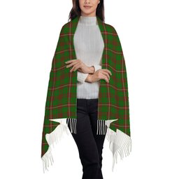 ScotsTee Shop Scottish McKinnon Hunting Modern Solf Tartan Plaid Tassel Winter Scarf