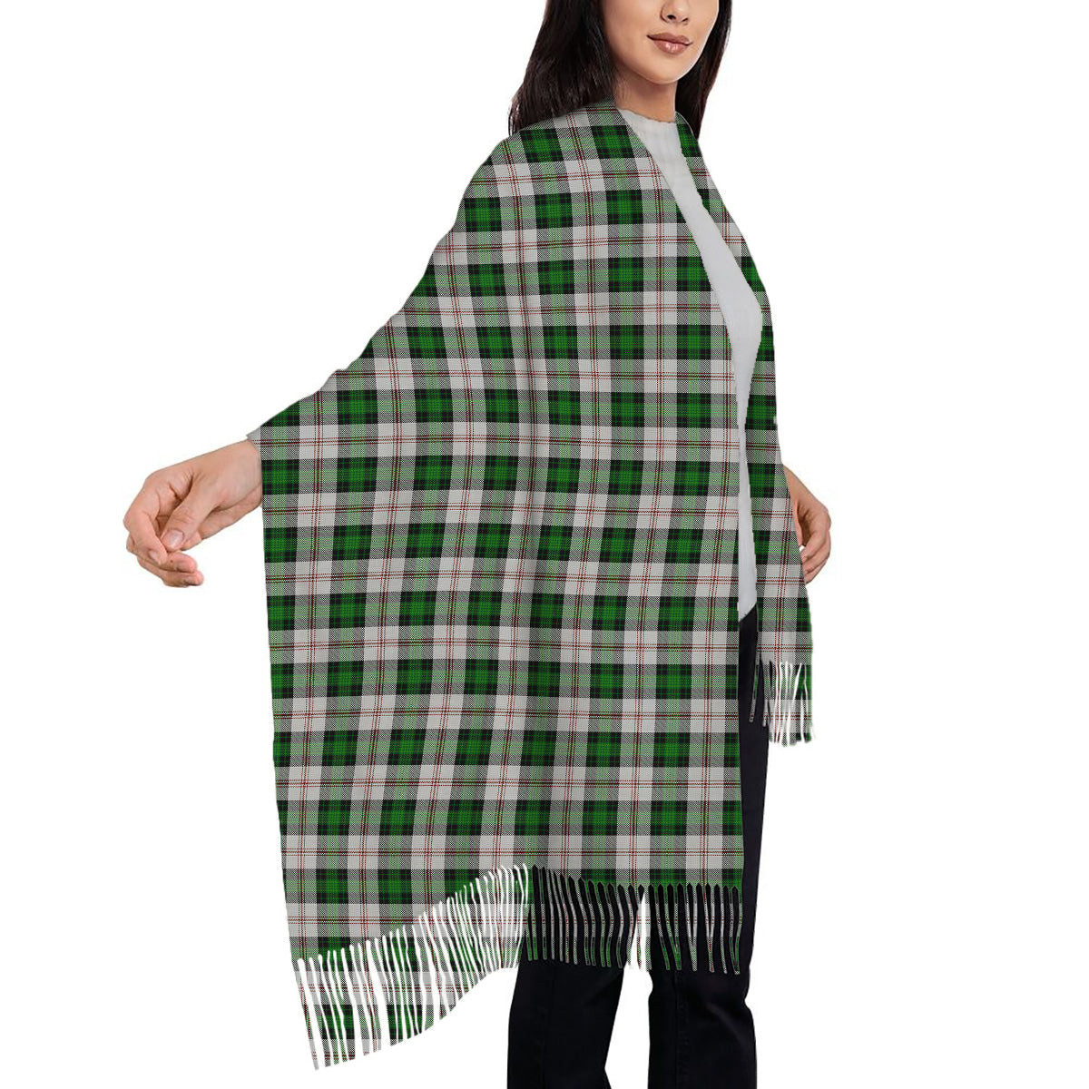 ScotsTee Shop Scottish Ross Arisaid Solf Tartan Plaid Tassel Winter Scarf