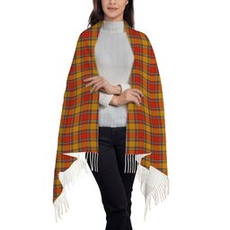 ScotsTee Shop Scottish Scrymgeour Ancient Solf Tartan Plaid Tassel Winter Scarf
