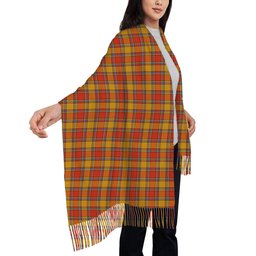 ScotsTee Shop Scottish Scrymgeour Ancient Solf Tartan Plaid Tassel Winter Scarf