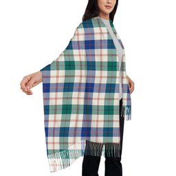 ScotsTee Shop Scottish Guthrie Dress Modern Solf Tartan Plaid Tassel Winter Scarf