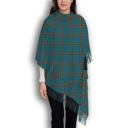 ScotsTee Shop Scottish McLaine of Lochbuie Hunting Ancient Solf Tartan Plaid Tassel Winter Scarf