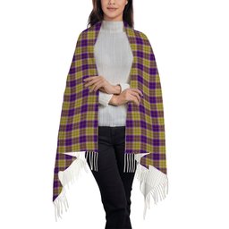 ScotsTee Shop Scottish Sheena Christie Commemorative Solf Tartan Plaid Tassel Winter Scarf