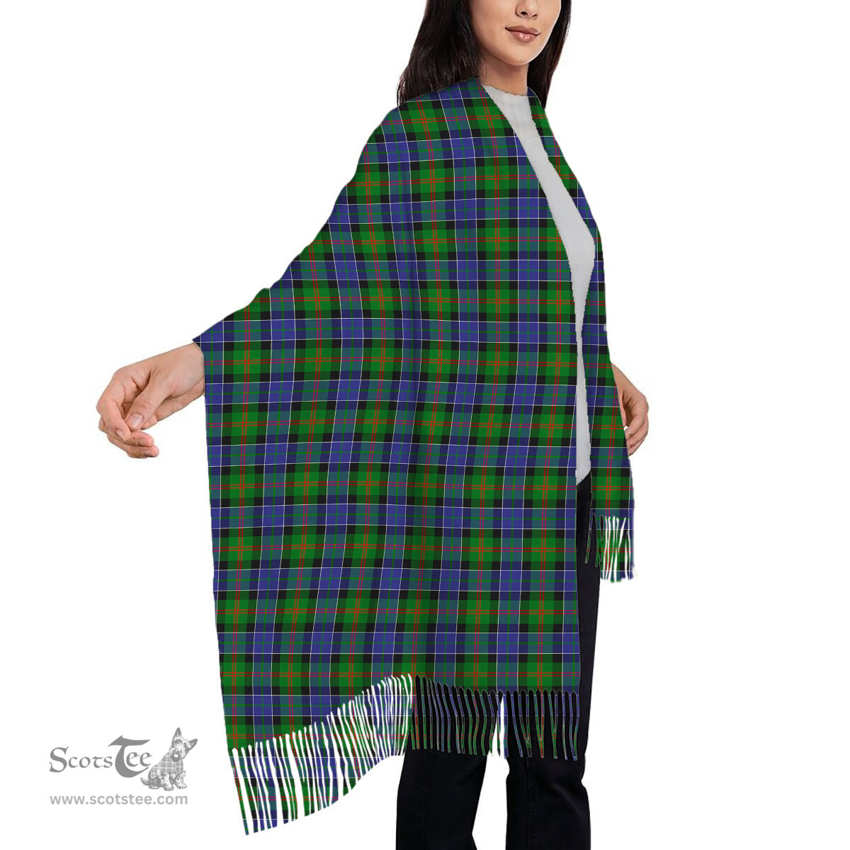 ScotsTee Shop Scottish Paterson SC Solf Tartan Plaid Tassel Winter Scarf