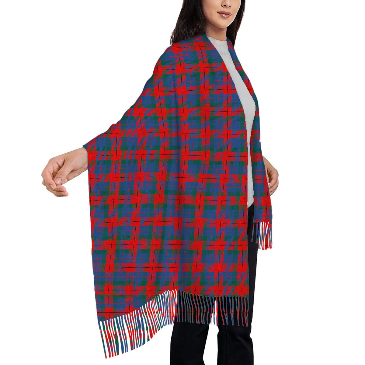 ScotsTee Shop Scottish Skene of Cromar Modern Solf Tartan Plaid Tassel Winter Scarf
