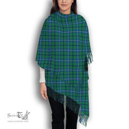ScotsTee Shop Scottish Sandilands Ancient Solf Tartan Plaid Tassel Winter Scarf