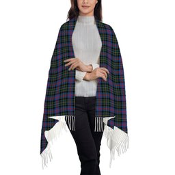 ScotsTee Shop Scottish McCallum of Berwick Modern Solf Tartan Plaid Tassel Winter Scarf
