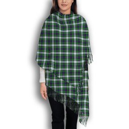ScotsTee Shop Scottish McKenzie Dress Modern Solf Tartan Plaid Tassel Winter Scarf