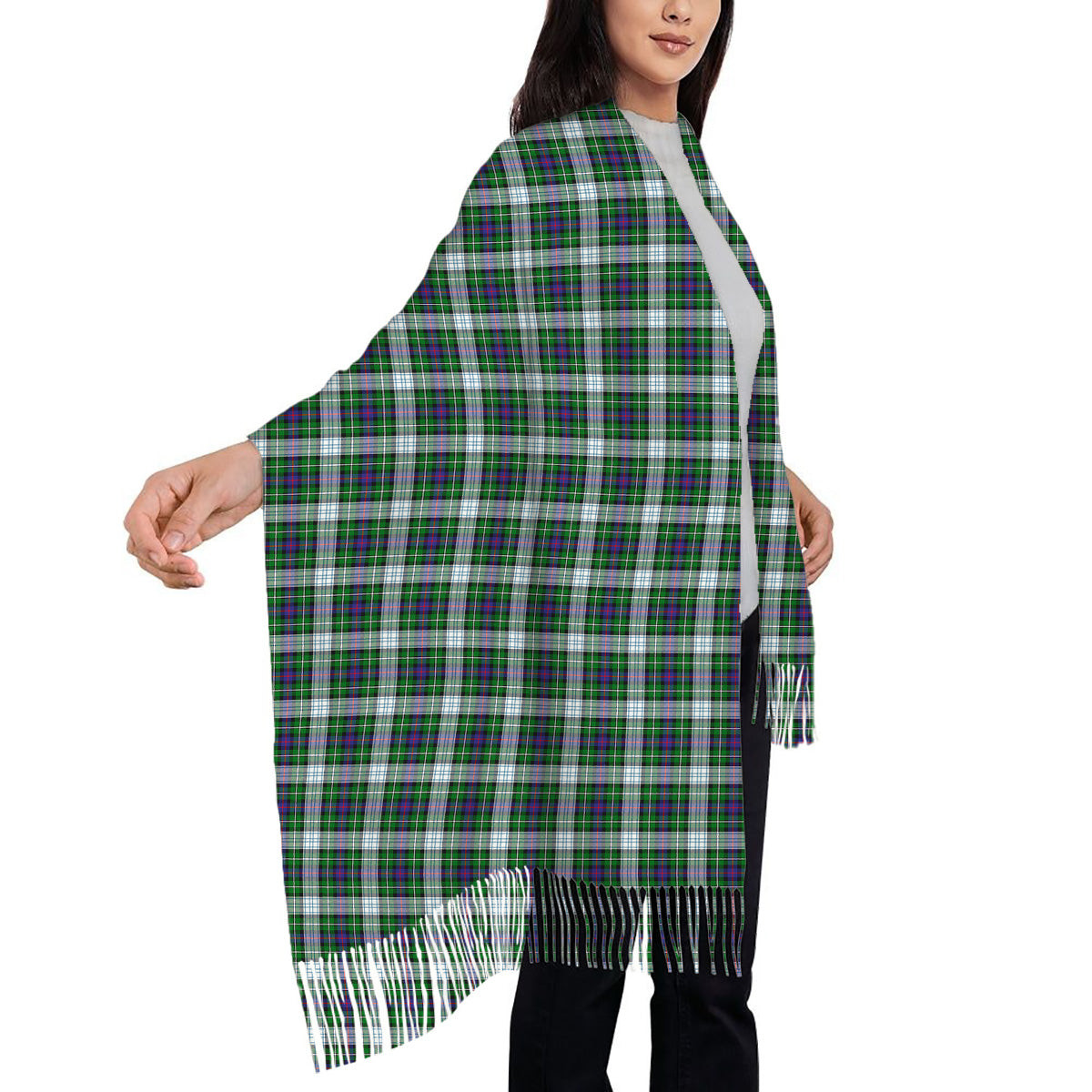 ScotsTee Shop Scottish McKenzie Dress Modern Solf Tartan Plaid Tassel Winter Scarf