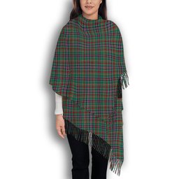 ScotsTee Shop Scottish Russell Old Ancient Solf Tartan Plaid Tassel Winter Scarf