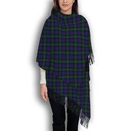 ScotsTee Shop Scottish McPhail Hunting Solf Tartan Plaid Tassel Winter Scarf
