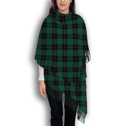 ScotsTee Shop Scottish McArthur-Fox Hunting Modern Solf Tartan Plaid Tassel Winter Scarf