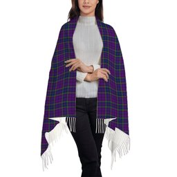ScotsTee Shop Scottish Wardlaw Modern Solf Tartan Plaid Tassel Winter Scarf