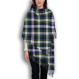 ScotsTee Shop Scottish Gordon Dress Modern Solf Tartan Plaid Tassel Winter Scarf