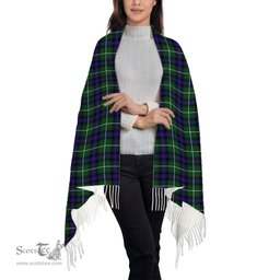 ScotsTee Shop Scottish MacDonald of the Isles Hunting Modern Solf Tartan Plaid Tassel Winter Scarf