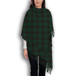 ScotsTee Shop Scottish MacGillivray Hunting Modern Solf Tartan Plaid Tassel Winter Scarf