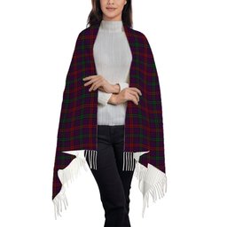 ScotsTee Shop Scottish Montgomrie or Montgomery of Eglinton Solf Tartan Plaid Tassel Winter Scarf