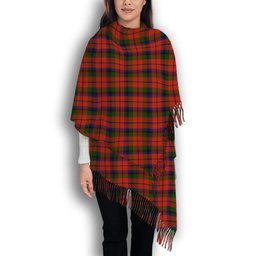 ScotsTee Shop Scottish Mcnaghten 1831 Solf Tartan Plaid Tassel Winter Scarf