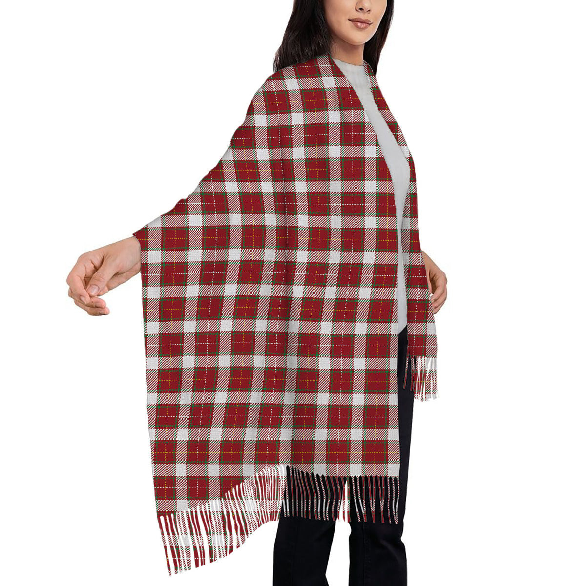 ScotsTee Shop Scottish McPhee Dress Ancient Solf Tartan Plaid Tassel Winter Scarf