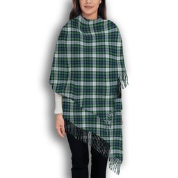 ScotsTee Shop Scottish MacKenzie Dress Ancient Solf Tartan Plaid Tassel Winter Scarf