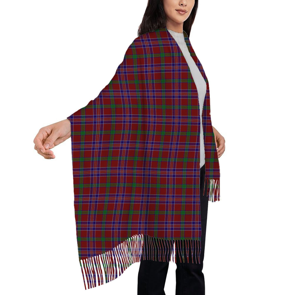 ScotsTee Shop Scottish MacNiven Solf Tartan Plaid Tassel Winter Scarf