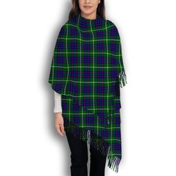 ScotsTee Shop Scottish MacIntyre Hunting Modern Solf Tartan Plaid Tassel Winter Scarf