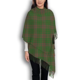 ScotsTee Shop Scottish McAlister of Glenbarr Hunting Ancient Solf Tartan Plaid Tassel Winter Scarf