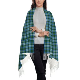 ScotsTee Shop Scottish Robinson Barbara Ann Solf Tartan Plaid Tassel Winter Scarf