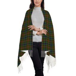 ScotsTee Shop Scottish MacLean of Kingairloch Solf Tartan Plaid Tassel Winter Scarf