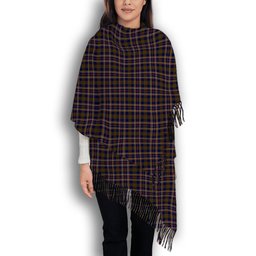 ScotsTee Shop Scottish Rutherford Simon Travis Alan Hunting Solf Tartan Plaid Tassel Winter Scarf