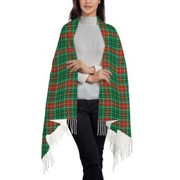 ScotsTee Shop Scottish Muirhead Modern Solf Tartan Plaid Tassel Winter Scarf