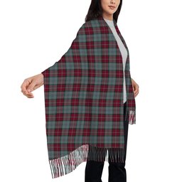 ScotsTee Shop Scottish Rob Roy (Film) Solf Tartan Plaid Tassel Winter Scarf