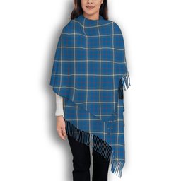 ScotsTee Shop Scottish MacRae of America Ancient Solf Tartan Plaid Tassel Winter Scarf