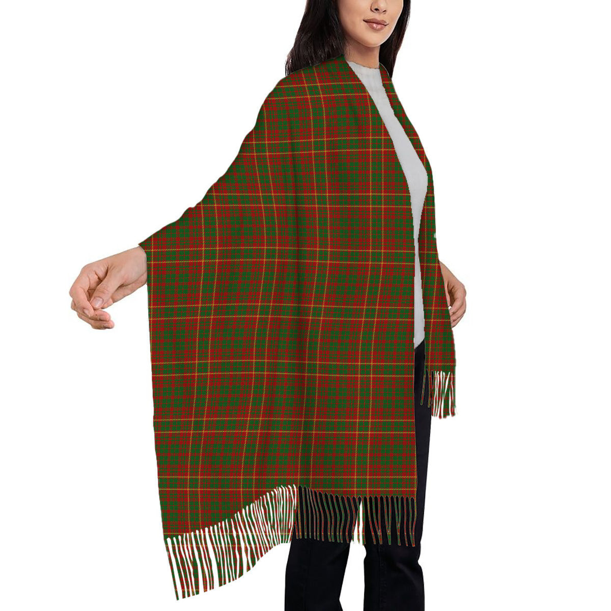 ScotsTee Shop Scottish MacRurie or MacRory Solf Tartan Plaid Tassel Winter Scarf