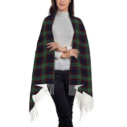 ScotsTee Shop Scottish MacNicol Hunting Modern Solf Tartan Plaid Tassel Winter Scarf
