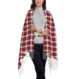 ScotsTee Shop Scottish McPhee Dress Modern Solf Tartan Plaid Tassel Winter Scarf