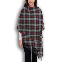 ScotsTee Shop Scottish MacPherson Dress 1 Solf Tartan Plaid Tassel Winter Scarf