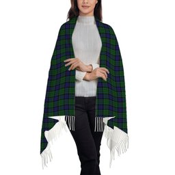 ScotsTee Shop Scottish MacCallum Modern Solf Tartan Plaid Tassel Winter Scarf
