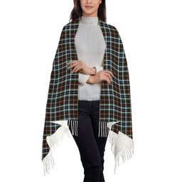 ScotsTee Shop Scottish MacThomas Hunting Modern Solf Tartan Plaid Tassel Winter Scarf