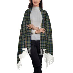 ScotsTee Shop Scottish Scott Green Modern Solf Tartan Plaid Tassel Winter Scarf