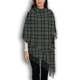 ScotsTee Shop Scottish Scott Green Modern Solf Tartan Plaid Tassel Winter Scarf