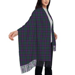 ScotsTee Shop Scottish Rankin 2 Solf Tartan Plaid Tassel Winter Scarf