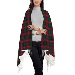 ScotsTee Shop Scottish Rattray of Lude Solf Tartan Plaid Tassel Winter Scarf