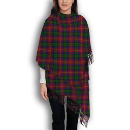 ScotsTee Shop Scottish Rattray of Lude Solf Tartan Plaid Tassel Winter Scarf
